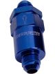 Aeroflow 30 Micron Billet Fuel Filter -8AN Blue , 2