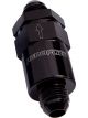 Aeroflow 30 Micron Billet Fuel Filter -8AN Black , 2