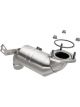 Magnaflow Converter Direct For 02-03 Jaguar X-Type  Rear