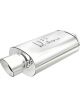 MagnaFlow 14in Body 5in x 8in Oval 2.25in Inlet 4in Outlet SS Muffler w/