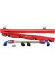Aeroflow Billet EFI Fuel Rails Red For Holden 304-355 EFI V8