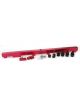 Aeroflow Billet EFI Fuel Rails Red For Nissan RB26