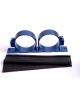 Aeroflow Bosch Dual Fuel Pump Bracket Blue AF64-2015)