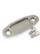 Aeroflow Billet Fuel Pump Block-Off Plate Chrome For Ford 302-351C
