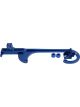 Aeroflow Billet Throttle Cable Bracket 4150 Style Blue