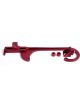 Aeroflow Billet Throttle Cable Bracket 4150 Style Red