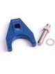 Aeroflow Billet Distributor Hold Down Clamp Blue For SB Chevy