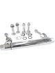 Aeroflow Adjustable Billet Fuel Log Chrome