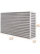 Mishimoto Universal Air-to-Air Intercooler Core 17.75in / 9.85in / 3.