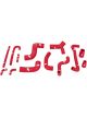 Mishimoto For 88-91 BMW E30 M3 Red Silicone Hose Kit