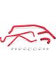 Mishimoto For 15+ Ford Mustang EcoBoost Red Silicone Ancil…