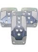 NRG Aluminum Sport Pedal M/T Gunmetal w/Silver Carbon