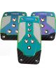 NRG Aluminum Sport Pedal M/T Neochrome w/Black Carbon
