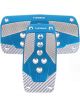 NRG Aluminum Sport Pedal A/T Blue w/Silver Carbon