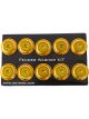 NRG Fender Washer Kit w/Color Matched M6 Bolt Rivets For Plastic Rose…