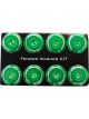 NRG Fender Washer Kit w/Color Matched M8 Bolt Rivets For Plastic Gree…