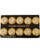 NRG Fender Washer Kit w/Rivets For Plastic Rose Gold Set of 10