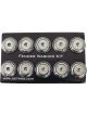 NRG Fender Washer Kit w/Rivets For Plastic Gunmetal Set of 10