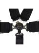 NRG 6PT 3in. Seat Belt Harness / Cam Lock Black