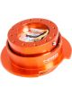 NRG Quick Release Kit Gen 2.5 Orange Body / Titanium Chrome Ring