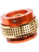 NRG Quick Release Kit Pyramid Edition Orange Body / Chrome Gold P…