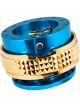 NRG Quick Release Kit Pyramid Edition Blue Body / Chrome Gold Pyr…