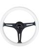 NRG Classic Wood Grain Steering Wheel 350mm Glow-N-The-Dark Green…