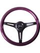 NRG Classic Wood Grain Steering Wheel 350mm Purple Pearl/Flake Pai…