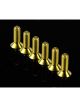 NRG Titanium Steering Wheel Screw Upgrade Kit Conical Chrome Gold