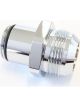 Aeroflow -20 AN Water Neck Adapter Chrome For 360Â° Swivel Water Necks AF64-2074C