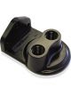 Aeroflow Billet Remote Oil Filter Head -8 ORB Top Entry Black