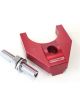 Aeroflow Billet Distributor Hold Down Clamp Red For Ford 302-351C