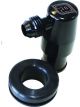 Aeroflow Billet PCV Valve With -6AN Black