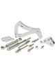 Aeroflow Mid Mount Drivers Side Billet Alloy Alternator Bracket