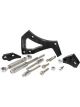 Aeroflow Mid Mount Drivers Side Billet Alloy Alternator Bracket