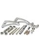 Aeroflow Low Mount Billet Air Con Bracket Polished Suit SB Chevy