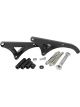 Aeroflow Mid Mount Billet Alternator Bracket For Holden V8 Black