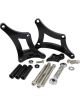 Aeroflow Low Mount Billet Alternator Bracket For Torana V8 Black