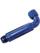 Aeroflow 90 Degree Inline Scavenge Filter -12AN Blue
