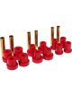 Prothane For GM Front Spring & Shackle Bushings Red