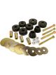 Prothane For 63-66 Chevy C10 1/2Ton 2wd PU Body Mount Black