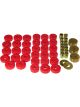 Prothane For 65-67 GM Hardtop Body Mount Kit Red