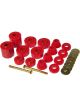 Prothane For 75-79 GM 1/2 / 3/4 / 1T 2/4wd Body Mount Red