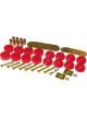 Prothane For 59-64 Chevy Impala / Belair Body Mount Kit Red