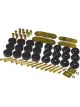 Prothane For Chevy Conv Impala / Belair Body Mount Kit Black