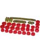 Prothane For 65-70 Chevy Impala Convertible Body Mount Red