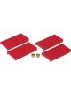 Prothane For 67-69 GM F-Body Upper/Lower Spring Pad Mono Red