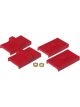 Prothane For 70-81 GM Upper/Lower Spring Pad Multi Red