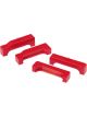 Prothane For 88-98 Chevy Truck Big Block Radiator Insolators Red