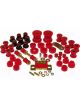 Prothane For 63-82 Chevy Corvette Total Kit Red